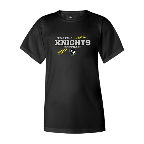 Load image into Gallery viewer, Clear Falls Knights - Softball - Youth B-Core SS Performance Tee
