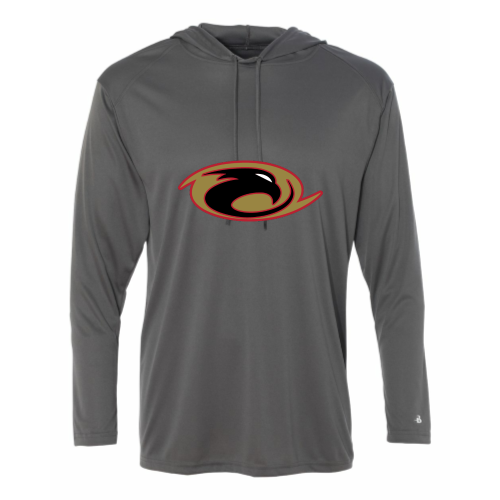 Thunderhawks Softball - Adult LS Performance Tee with Hood