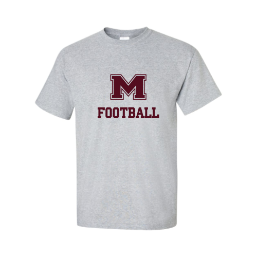 Load image into Gallery viewer, Milford Football - Adult Short Sleeve Cotton Tee
