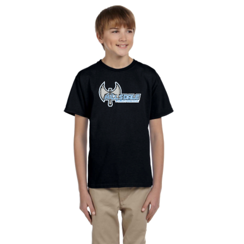 Load image into Gallery viewer, Hillsdale Football - Youth Short Sleeve Cotton Tee
