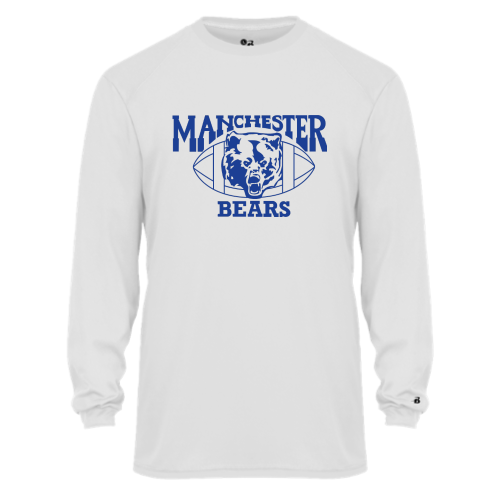 Manchester Bears Football -  Youth LS Performance Tee