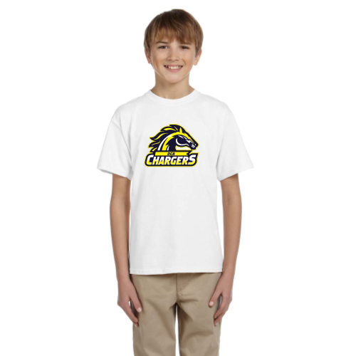 Load image into Gallery viewer, DCA Chargers - Youth Short Sleeve Cotton Tee
