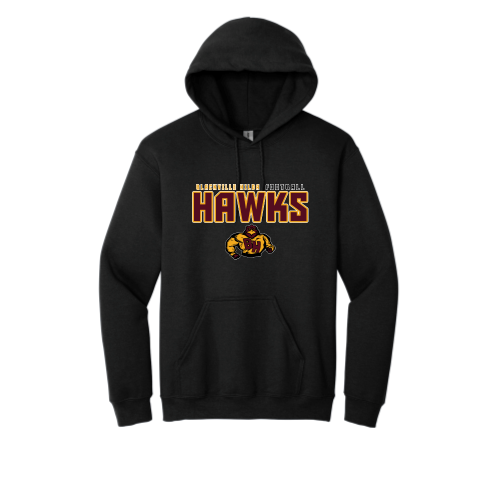 Load image into Gallery viewer, Blackville Hilda Football - Adult Pullover Hood Sweatshirt
