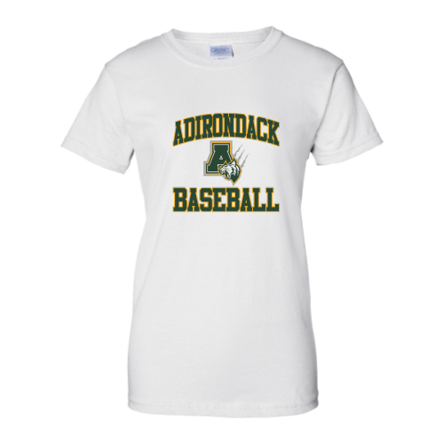 Load image into Gallery viewer, Adirondack Baseball - Ladies Short Sleeve Cotton Tee
