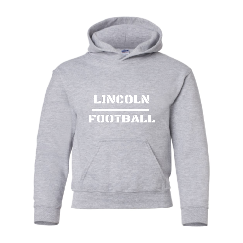 Load image into Gallery viewer, Lincoln Football - Youth Pullover Hood Sweatshirt
