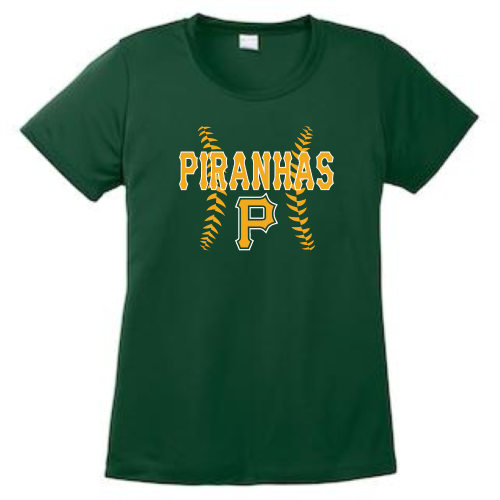 Load image into Gallery viewer, Pratt Piranhas - Sport-Tek Ladies PosiCharge Competitor Tee
