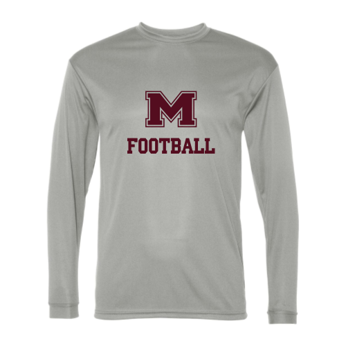 Load image into Gallery viewer, Milford Football - Adult LS Performance Tee
