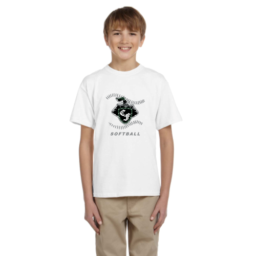 Load image into Gallery viewer, Clear Falls HS - Softball - Youth Short Sleeve Cotton Tee
