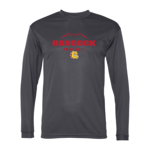 Hancock Football - Adult LS Performance Tee