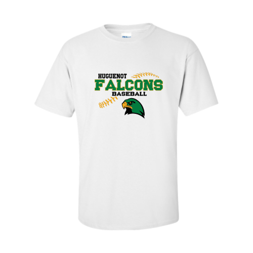 Huguenot Baseball - Adult Short Sleeve Cotton Tee