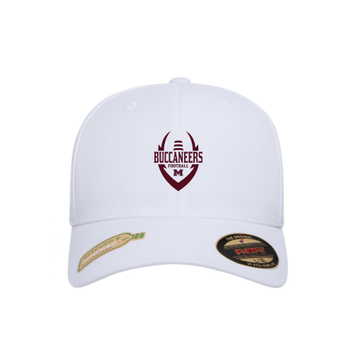 Milford Buccaneers - White - Cotton Blend Fitted Cap