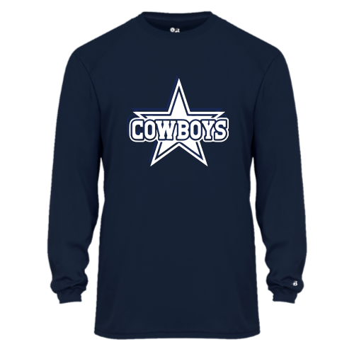 TV Cowboys - Youth LS Performance Tee