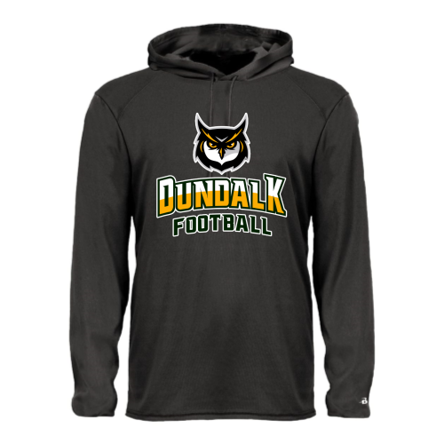 Load image into Gallery viewer, Dundalk High School - Adult LS Performance Tee with Hood
