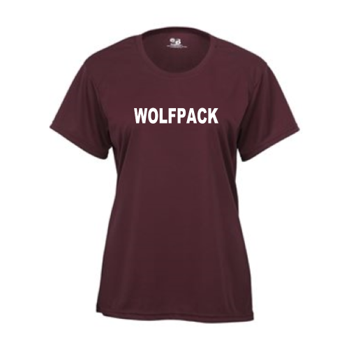 Load image into Gallery viewer, Lincoln Wolfpack - Ladies B-Core SS Performance Tee
