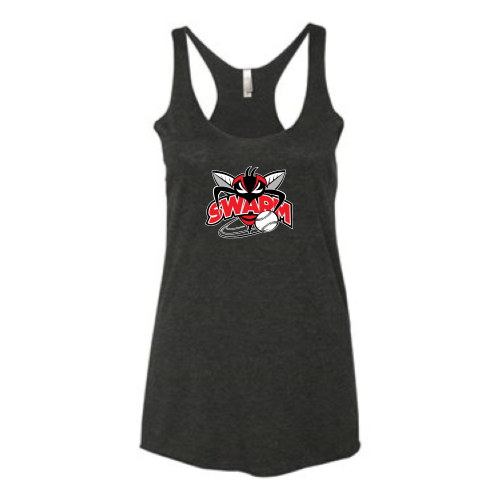 Load image into Gallery viewer, Heyworth Swarm - Womens Triblend Racerback Tank

