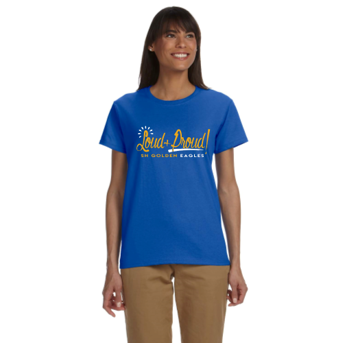 SH Golden Eagles Ladies Gildan T Shirt