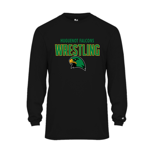 Huguenot Wrestling - Youth LS Performance Tee