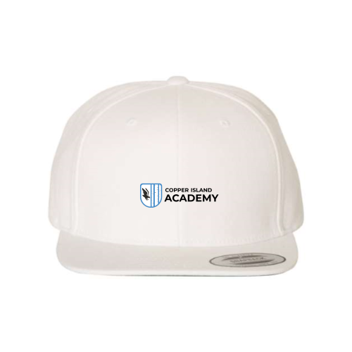 Copper Island - White - Premium Flat Bill Snapback