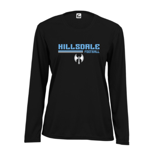 Load image into Gallery viewer, Hillsdale High -  Ladies LS Performance Tee
