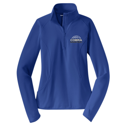 Creekside Cobra Basketball Royal - Ladies Sport Wicking 1-4 Zip Pullover