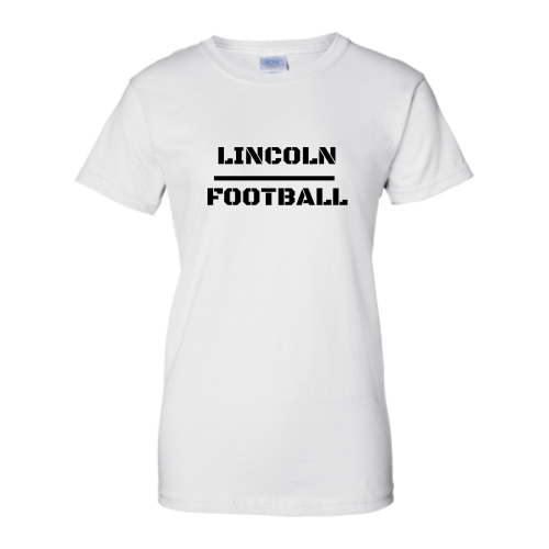 Load image into Gallery viewer, Lincoln Football - Ladies Short Sleeve Cotton Tee
