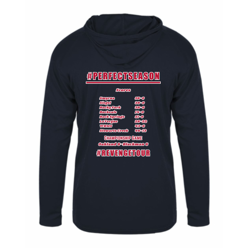 Load image into Gallery viewer, Oakland Middle School - Youth LS Performance Tee with Hood
