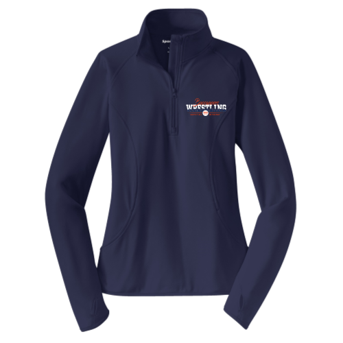 Load image into Gallery viewer, Beech High School Wrestling - Ladies Sport Wicking 1-4 Zip Pullover
