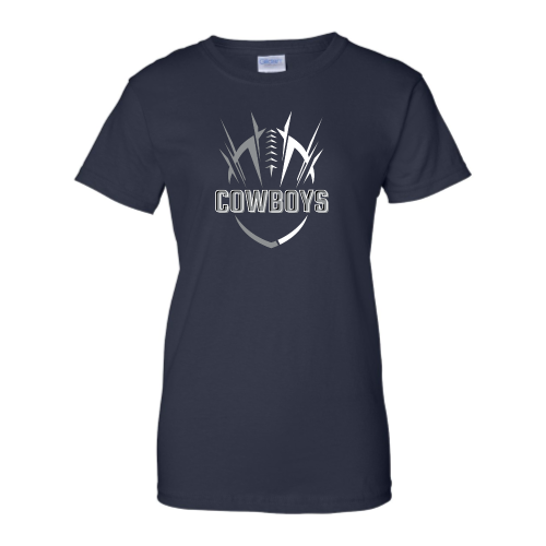 Tanque Cowboys - Ladies Short Sleeve Cotton Tee