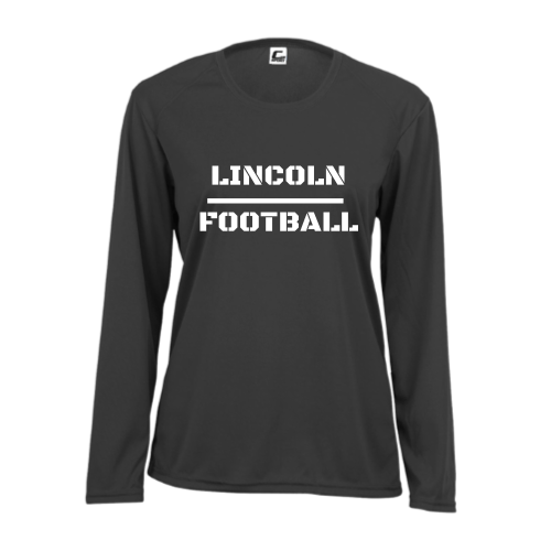 Load image into Gallery viewer, Lincoln Football - Ladies LS Performance Tee
