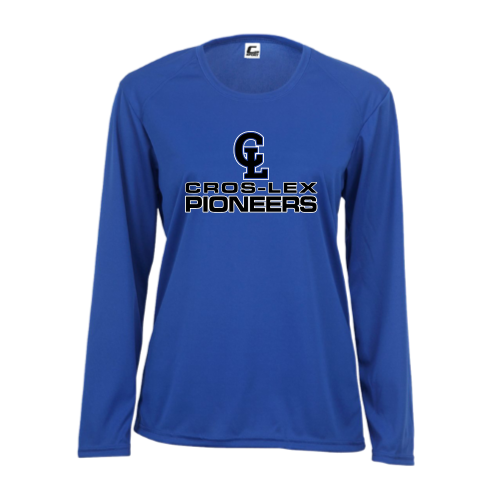 Load image into Gallery viewer, Cros-Lex Pioneers - Ladies LS Performance Tee
