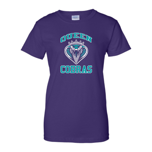 Load image into Gallery viewer, Queen Cobras - Ladies Short Sleeve Cotton Tee
