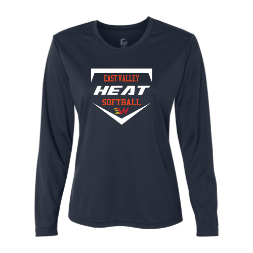 Load image into Gallery viewer, East Valley Heat Club Softball - Youth LS Performance Tee
