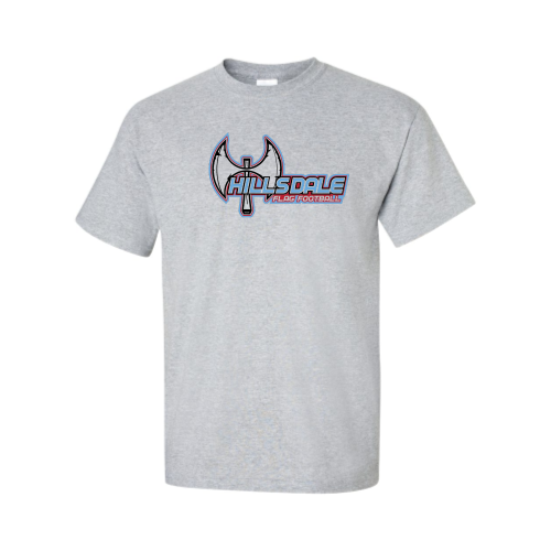 Hillsdale Football - Adult Short Sleeve Cotton Tee