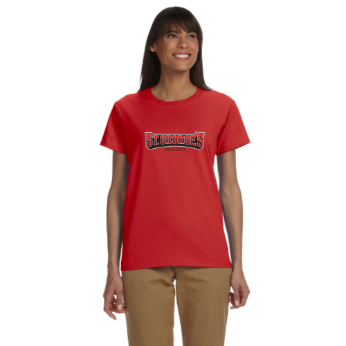 Load image into Gallery viewer, St Georges - Ladies Short Sleeve Cotton Tee
