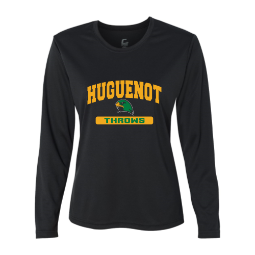 Huguenot Track and Field Throws - Youth LS Performance Tee