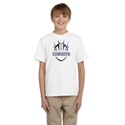 Load image into Gallery viewer, Tanque Cowboys - Youth Short Sleeve Cotton Tee
