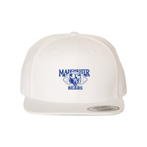 Load image into Gallery viewer, Manchester Bears Football -  Premium Flat Bill Snapback
