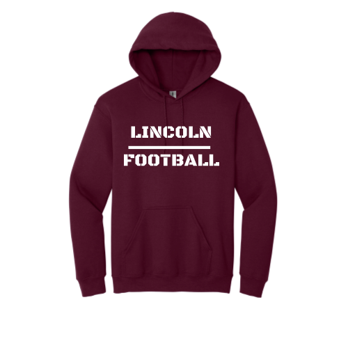 Load image into Gallery viewer, Lincoln Football - Adult Pullover Hood Sweatshirt
