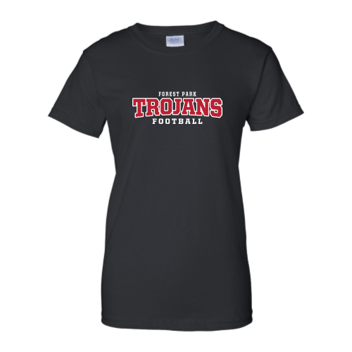 Load image into Gallery viewer, Forest Park Trojans - Ladies Short Sleeve Cotton Tee
