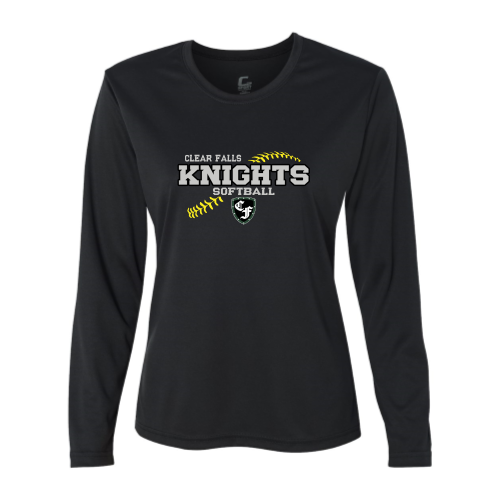 Load image into Gallery viewer, Clear Falls Knights - Softball - Youth LS Performance Tee
