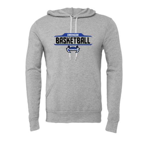Creekside Cobra Basketball Silver - Adult Premium Pullover Hood Sweatshirt