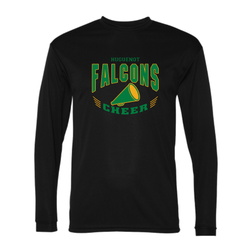 Huguenot Cheer - Adult LS Performance Tee