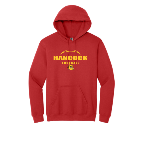 Hancock Football - Adult Pullover Hood Sweatshirt