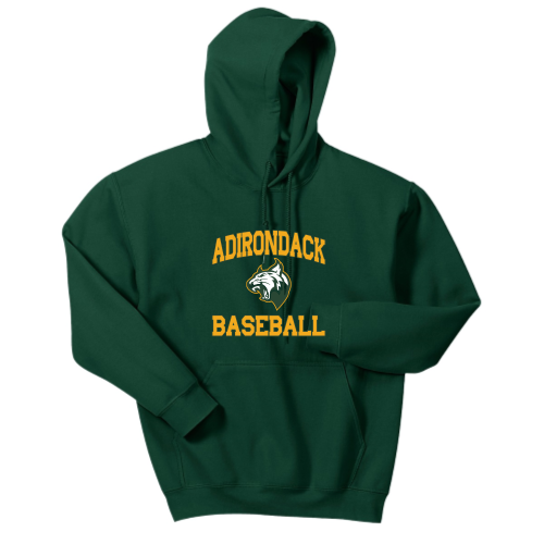 Adirondack Baseball - Adult Pullover Hood Sweatshirt