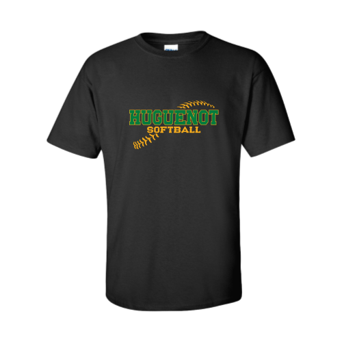 Huguenot Softball - Adult Short Sleeve Cotton Tee