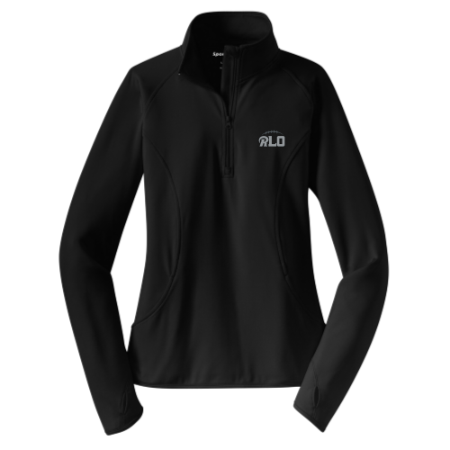RLO Football - Ladies Sport Wicking 1/2 Zip Pullover