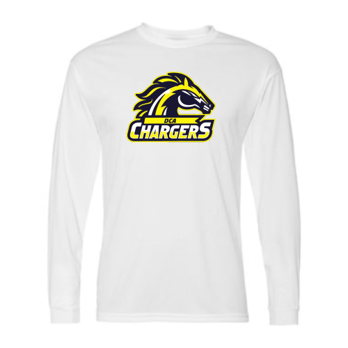 Load image into Gallery viewer, DCA Chargers - Adult LS Performance Tee
