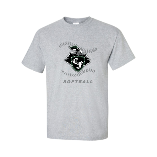 Load image into Gallery viewer, Clear Falls HS - Softball - Adult Short Sleeve Cotton Tee
