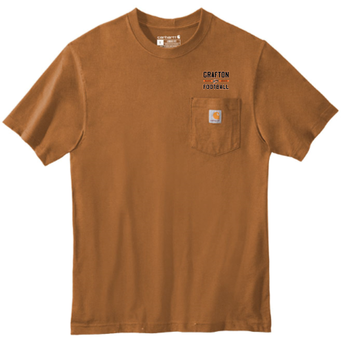 Load image into Gallery viewer, Grafton Black Hawks - Carhartt Workwear Pocket Short Sleeve T-Shirt
