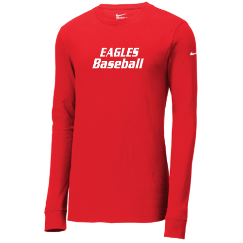 Load image into Gallery viewer, MA Eagles BB - Nike Dri-FIT Cotton/Poly Long Sleeve Tee
